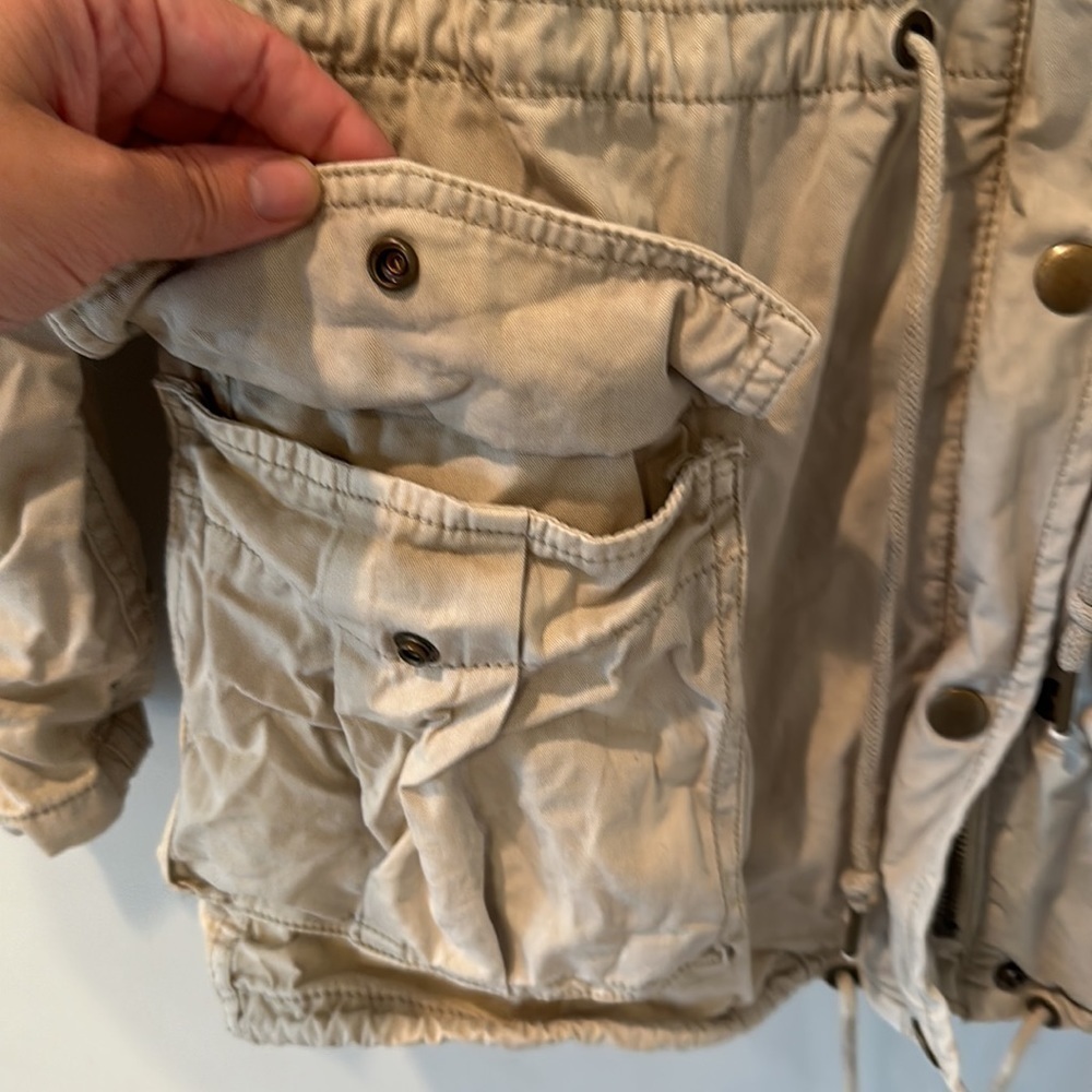 Aritzia Talula utility jacket light tan xxxs - Picture 7 of 11